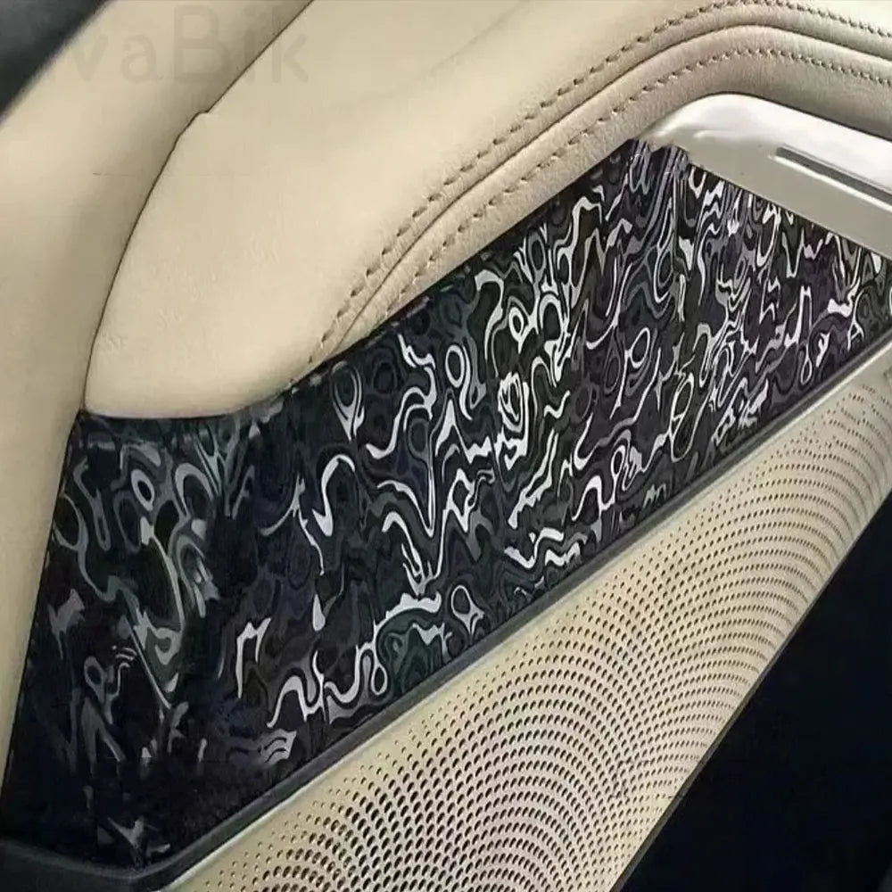 Matte Damascus Vehicle Wrap Car Vinyl Weatherproof Self-Adhesive Vehicle Car Film PET Car Body Interior Metaverse Ghost Stickers