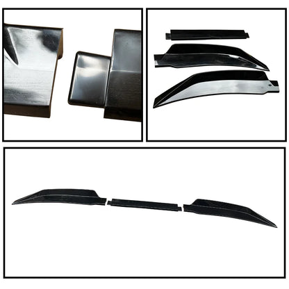 For Audi Accessories A3 S3 RS3 A4 S4 RS4 A5 S5 RS5 A6 Car Ducktail Rear Wing Spoiler Gloss Black Rubber Universal 121cm