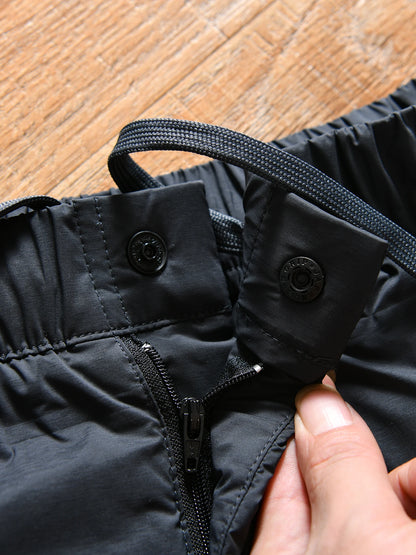 Winter Men's Outdoor Sports Lightweight Cotton Pants Technological Cotton Waterproof Windproof Straight Leg Pants Basic ...