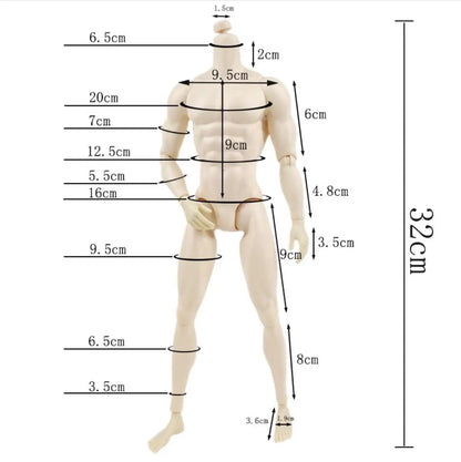 32cm 1/6 Action Figure Body Joint Removable Male Model 12 Inch Man Dolls Ken Doll Accessories For Children Birthay Gifts
