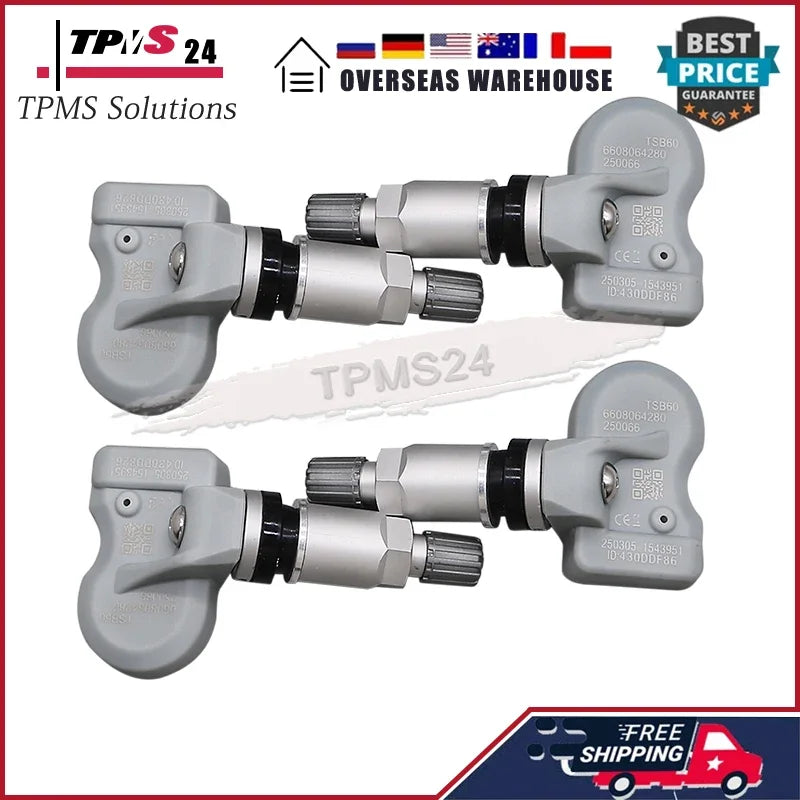 4PCS TPMS Tire Pressure Monitor Sensor 433MHZ 6608064280 For Geely Atlas COOL L Boyue COOL L Geometry A G6 Galaxy E5 L6 L7