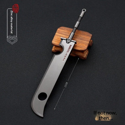 Naruto Metal Shuriken Rotatable Bearing Ninja Star Anime Peripheral Cosplay  Model Collectible Decor For Anime Enthusiasts
