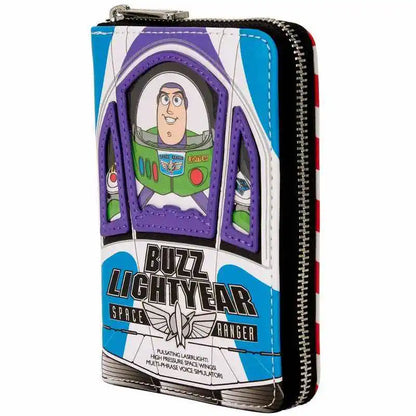 Toy Story Buzz Lightyear Wallet Womens Long Purses Handbags Coin Purse Cards Holder PU Billfold Wallet