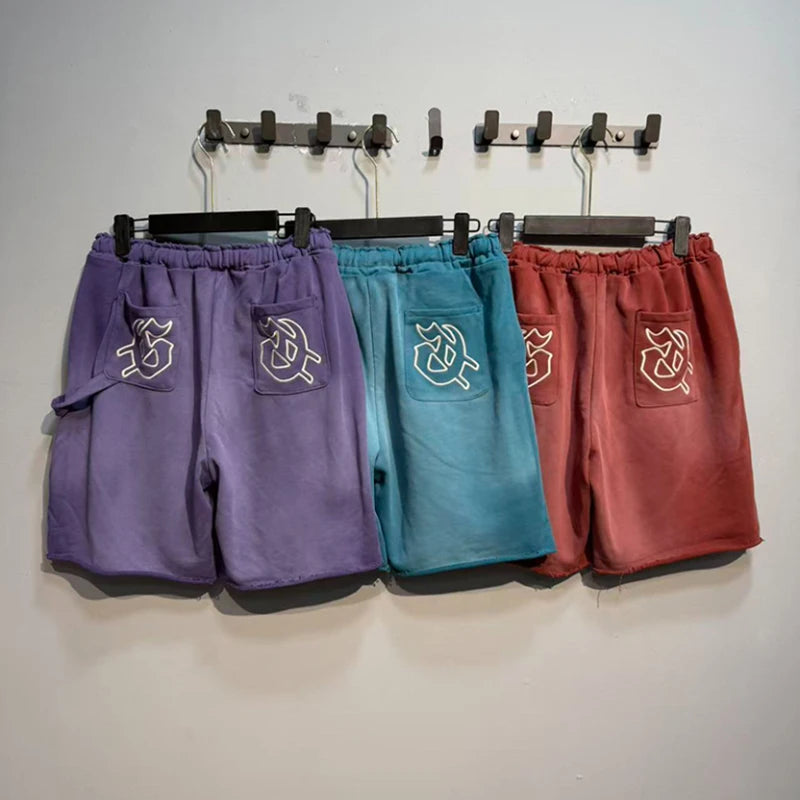 Hot New GOD High Street SPEED Men's Casual Shorts Embroidered Drawstring Loose Shorts High Quality Fast Shipping Fast Delivery