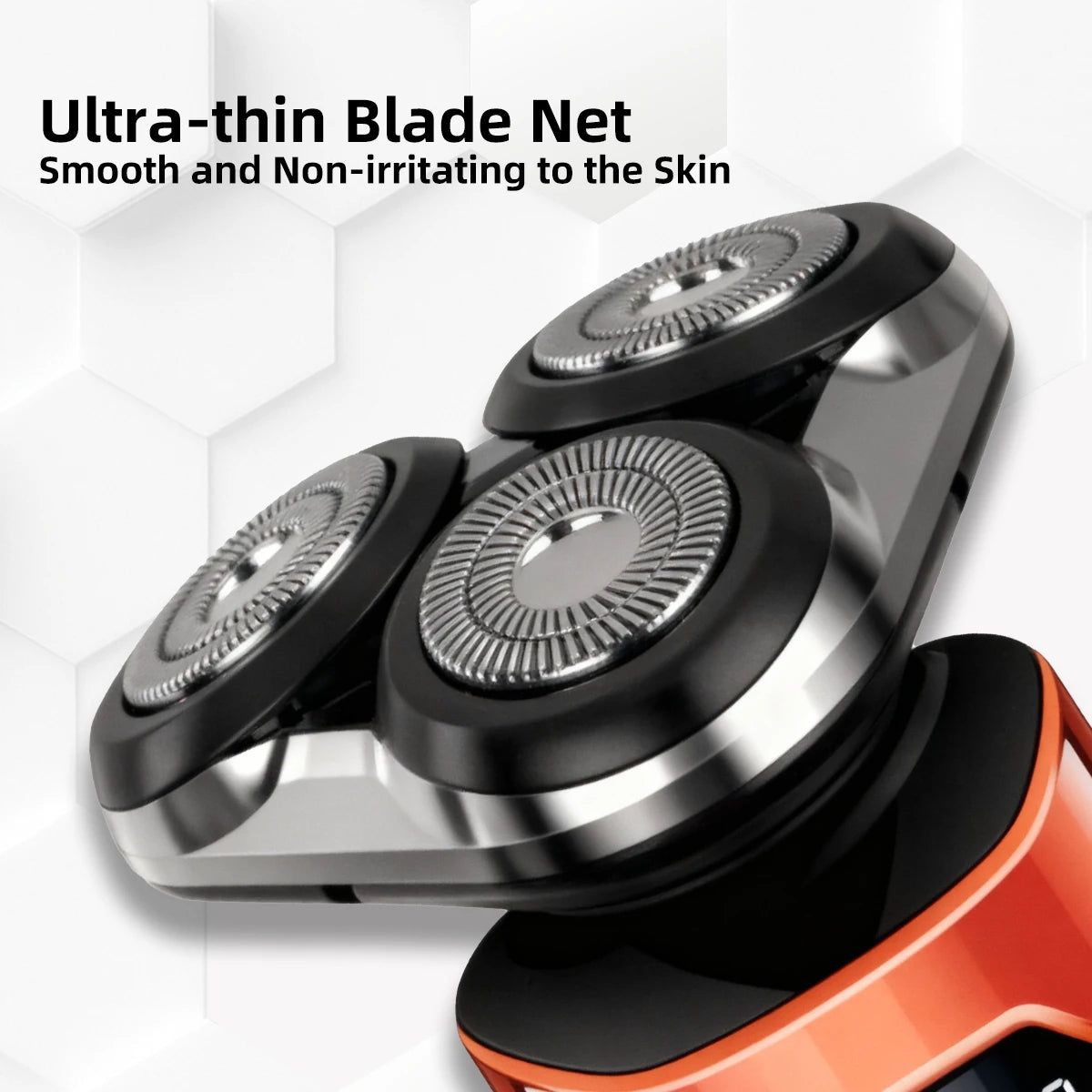 OMUONE Electric Shaver 3D IPX6 Waterproof Razor Wet And Dry Dual Use Face Beard Battery Digital Display For Men