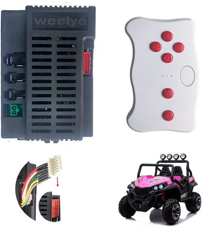 Weelye 24V RX30 Children's Electric Car Bluetooth Remote Control Receiver 2.4G 24V RX74 Baby Ride on Car Control Box Upgrade
