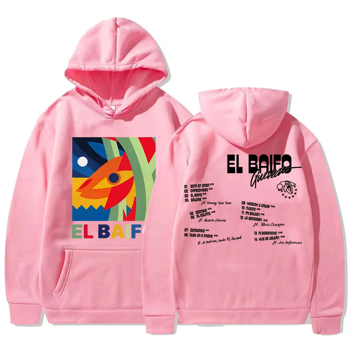 Rapper Quevedo EL BAIFO Album 2026 Tour Sweatshirt Men Women Clothes Fashion Aesthetic Hoodies High Quality Casual Fleece Hooded
