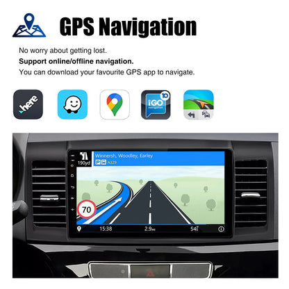 10" Android 15 Car GPS Car Stereo Radio For 2008-2017 Mitsubishi Lancer Apple Carplay 4+64G IPS Touch Screen WiFi GPS BT+DVR&CAM