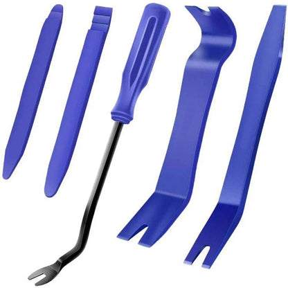 5pcs Car Disassembly Tool Kit Car Hand Tool Set Stereo Repair DVD Repair Tool Dashboard Removal Interior Plastic Trim Panel