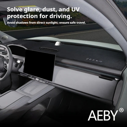 AEBY For ZEEKR 7X 2024 2025 Dashboard Sunshade Mat Anti-Dust Anti-UV Glare Reduction Cover Car Dash Pad Interior Accessories