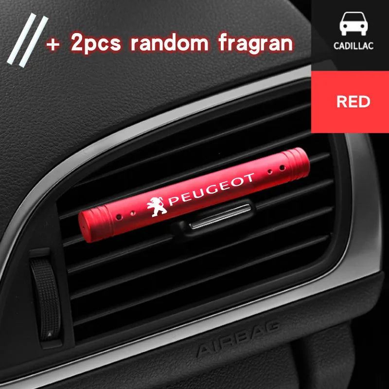 Air Outlet Aromatherapy Clip Car Outlet Perfume Solid Perfume For Peugeot 206 207 307 407 408 308 607 508 3008 5008 Accessories