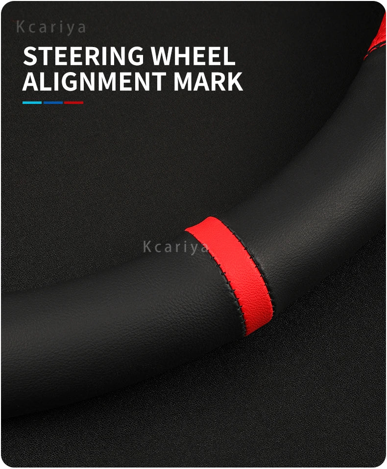 Car steering wheel cover For Mercedes A B C E R V CLASS CLA GLC GLK ML SLK VITO W123 W124 W203 W204 W176 W177 W212 W213 W221 245