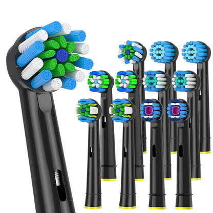 Replacement Toothbrush Heads Compatible with Oral B Professional Electric Brush Heads 1000 1500 3000 6000 7000 7500 8000