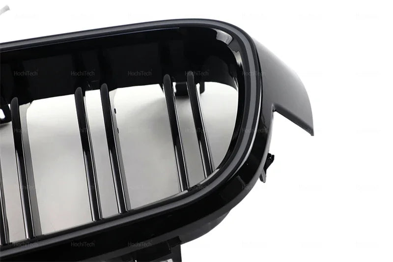 LED Light Front Bumper Racing Grille Grill For BMW 3 Series F30 F31 320i 330i 335i 2012-2019 1 Pair Gloss Black Kidney Grills