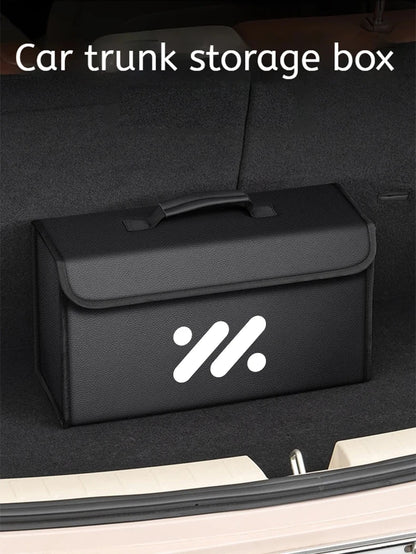 Car Trunk Storage Box Organizer Stowing Tidying Container Bag For IM LS7 L7 L6 LS6 IM6 IM5 LS9 2025 Leather Storage Accessories