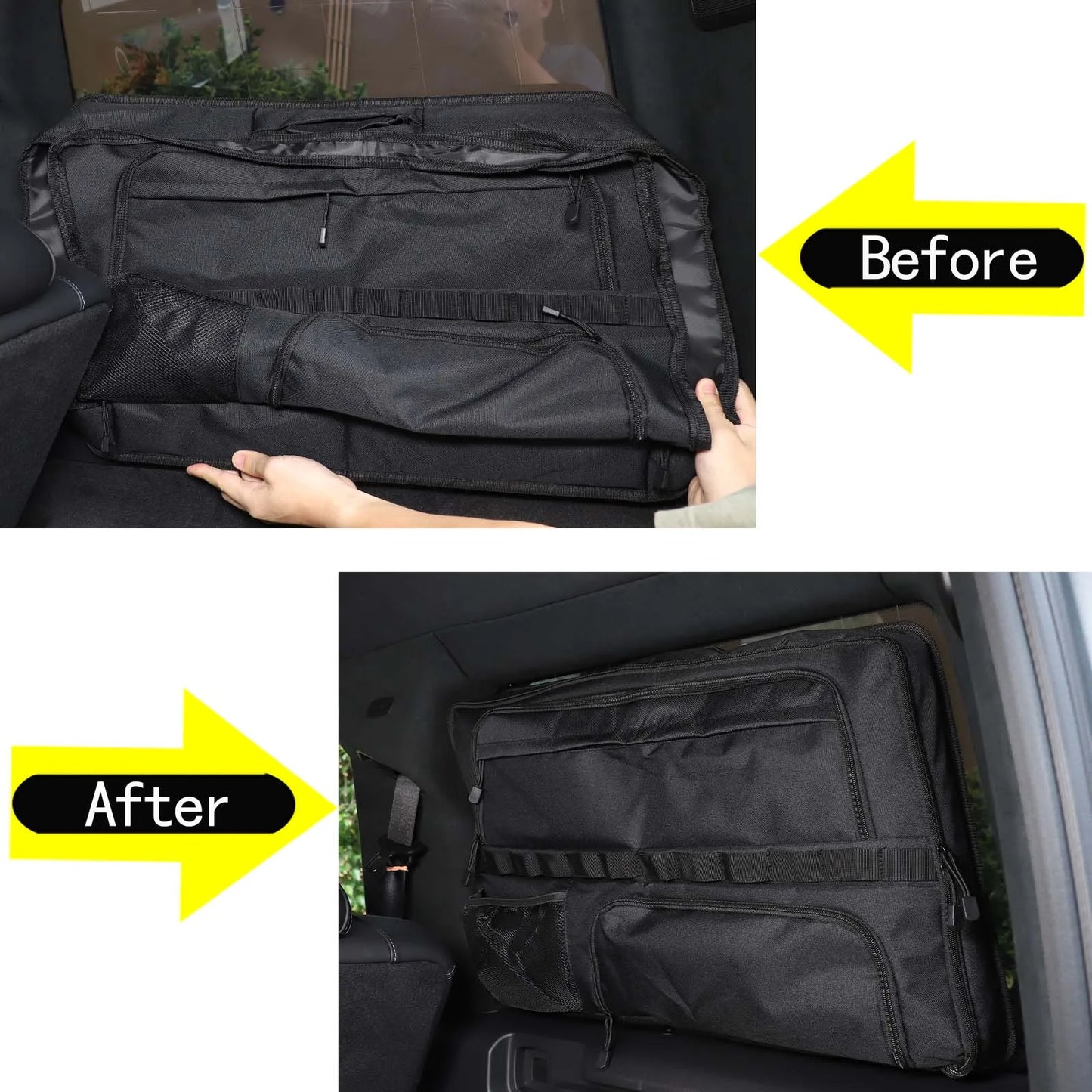 For Mercedes-Benz G-Class W463 W464 G500 2004-2025 Car Trunk Left Right Side Window Bag Storage Bag Storage Bag Car Accessories