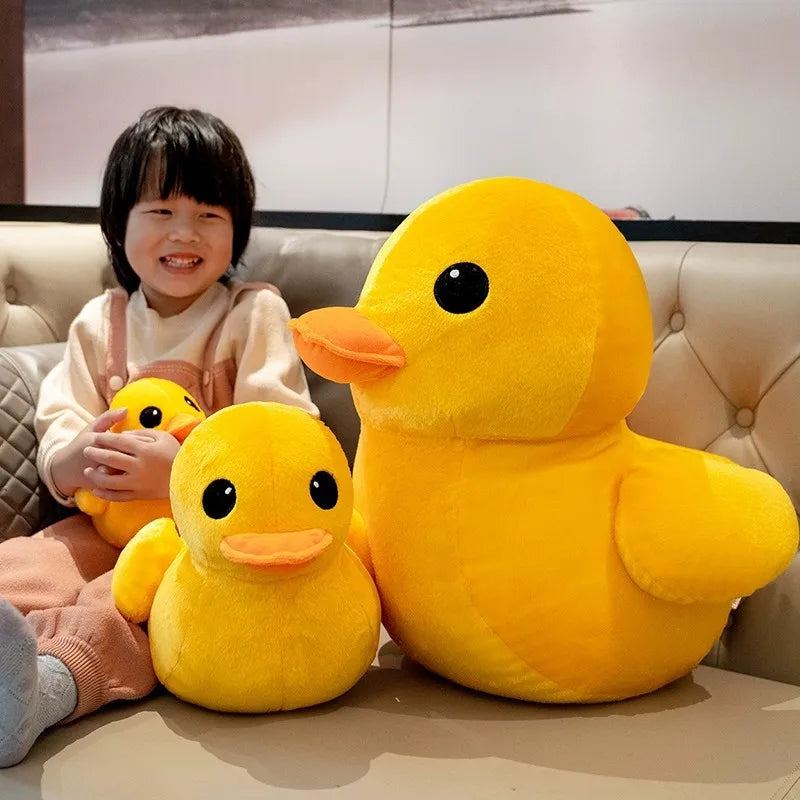20/30/50/70CM Big Yellow Duck Cartoon Stuffed Animal Plush Kawai Little Duck Doll Gifts