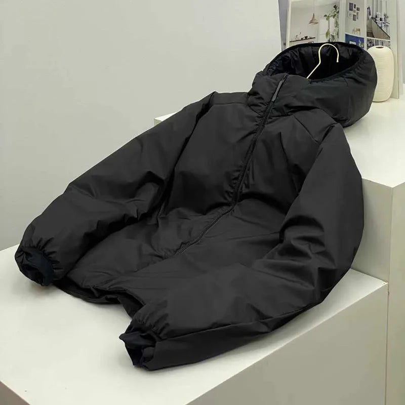 2026 Outdoor, Hiking, Camping, Fishing, Mountain Climbing, Traveling, Three-proof Fabric Warm Hooded Warm Cotton-padded Jacket