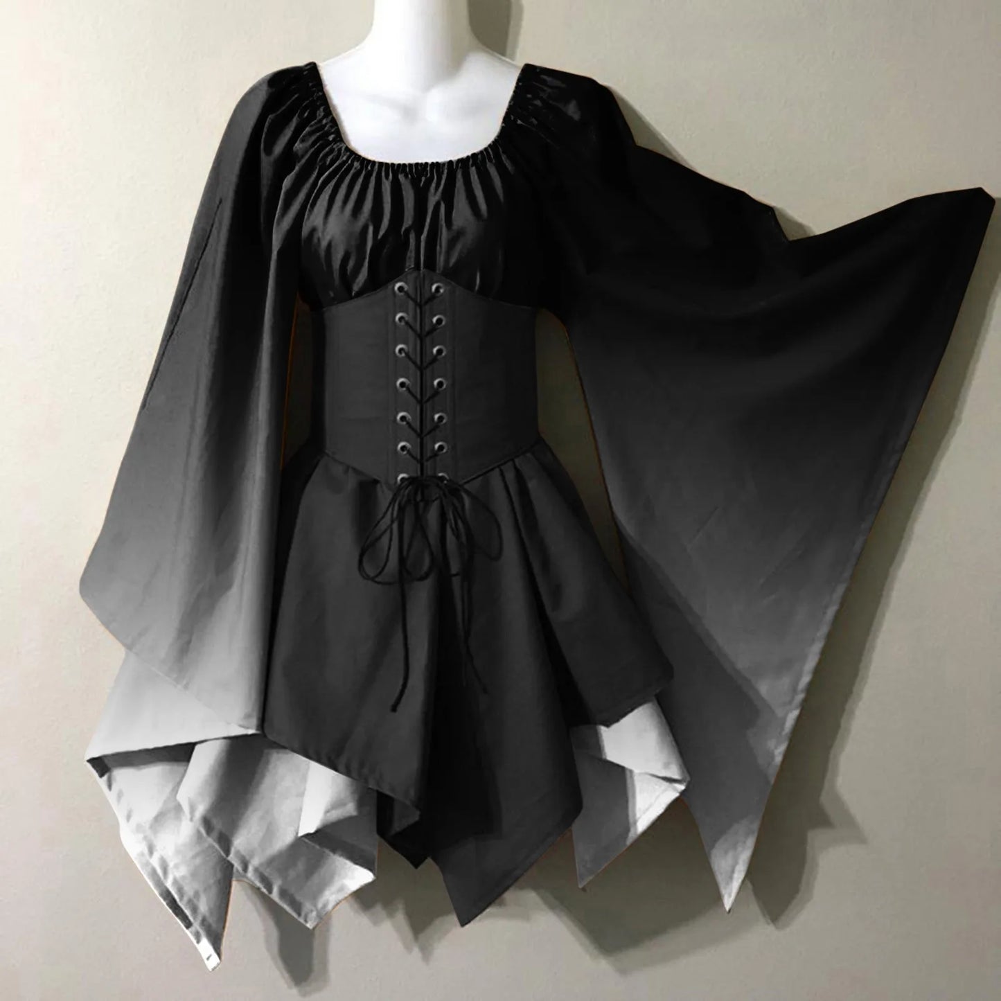 British Style Long Sleeve Sved Dress Women's Era Fashion Elegant Citywalk Gown Other Fabric Other Composition Winter Season