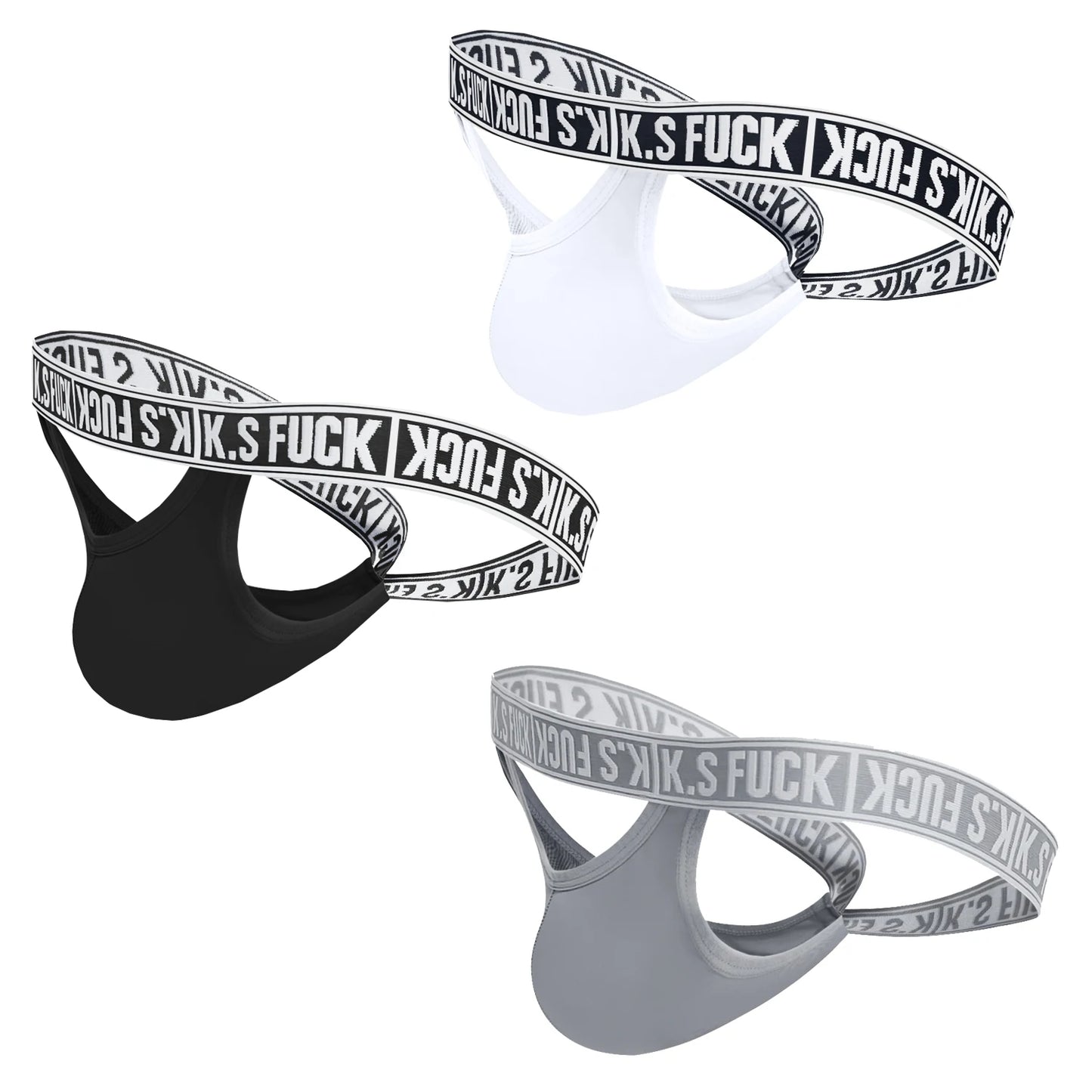 Men's Jockstrap Panties Elastic Low-Rise Comfortable Underpants Breathable Briefs - 3PCS/2PCS/1PCS Options Available