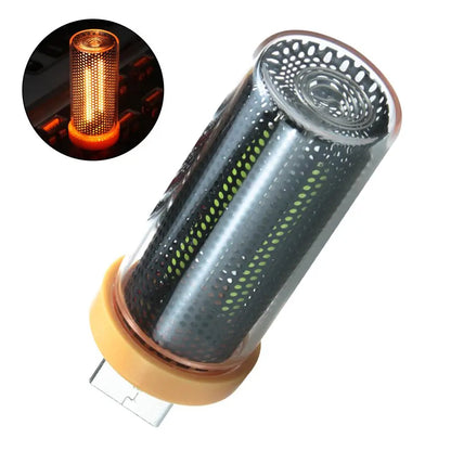 Car USB Night Light Touch Dimmable LED Plug-in Retro Portable Mini Glass Bottle Car Atmosphere Lamp For Bedroom Desk