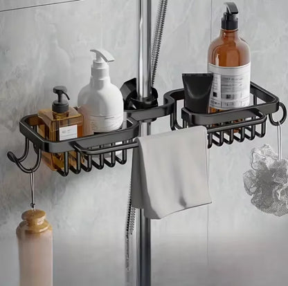 Kitchen Sink Drain Rack Sponge Storage Flexible Faucet Holder Soap Drainer Towel Rack Shelf Organizer Kitchen Accessories
