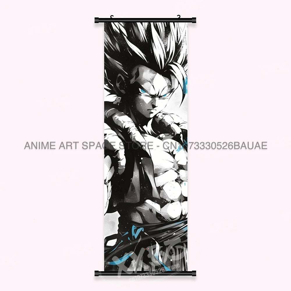 Dragon Ball Anime Wall Artwork Canvas Mural Scrolls Pictures Anime Character Son Goku Hanging Painting Poster Home Decoration