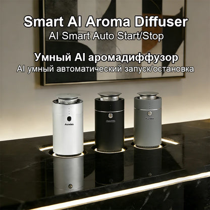Professional Essential Oil Aroma Diffuser Smart Timer Quiet Fast Deodorization AI Auto Sensing 80m³ Coverage for Home Car