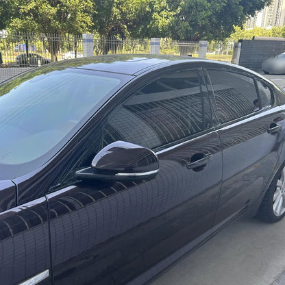 Glossy Black PVC Car Window Decorative Strip Sticker for Jaguar XF X250 2008-2015 Exterior Protection Accessory