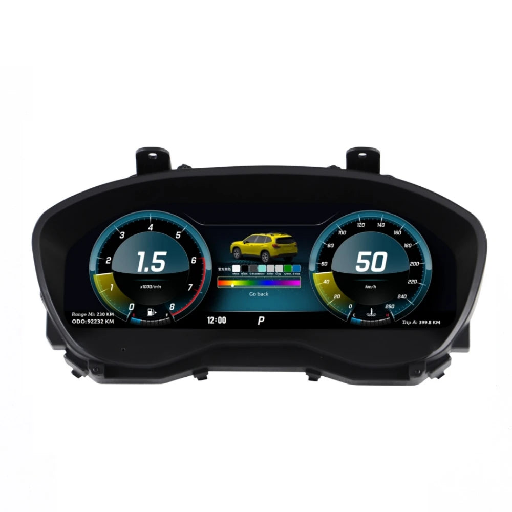 LCD Screen For Subaru Forester 2013-2024 Speedometer Car Digital Cluster Virtual Cockpit Dashboard Instrument Panel Carplay