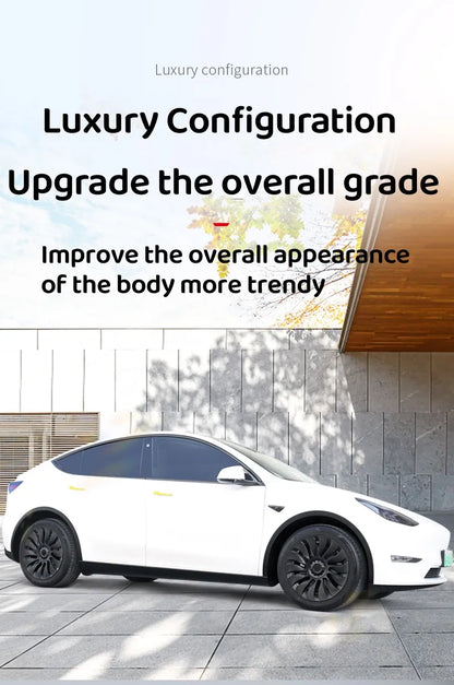 1PCS/4PCS Hub Cap Performance Replacement 19 Inch Wheel Cap Automobile Hubcap Full Rim Cover Accessories For Tesla Model Y 2024