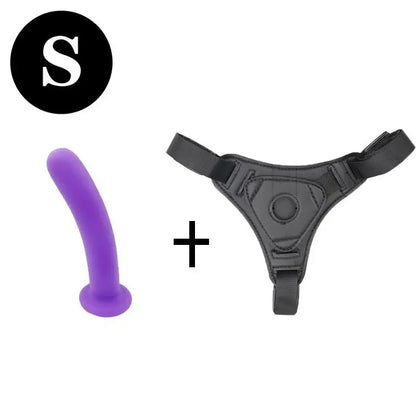 Adjustable Silicone Strap On Dildo Harness Set S M L Sizes Realistic Penis Panties for Women Lesbian Couples G-Spot Anal Vaginal