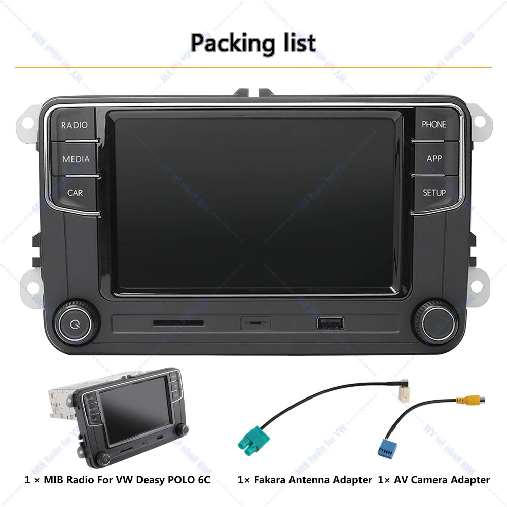 Desay MIB Carplay Car Radio Only For VW MQB POLO 6C 6R Car 6.5 inch Bluetooth Multimedia Player 17G035280