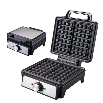 Waffles Maker 2 Slices Adjustable Temperature Electric Breakfast Belgian Waffle Machine Non-Stick Egg Cake Iron Plates 1600W