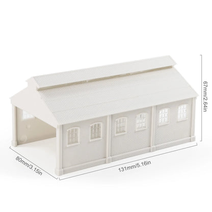 Evemodel JZN5531 N Scale 1:160 Not-built Loco Maintenance Building Service Shop for Model Railroad