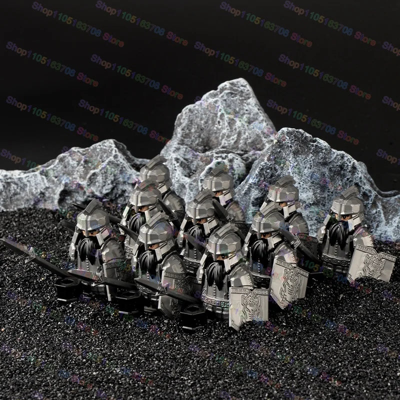 Medieval Knights Building Blocks Warrior Soldiers Crusaders Hospital Teutonic Knight Legion Figures Block Toys Accessories