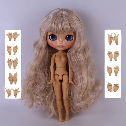 ICY DBS Blyth Doll 1/6 Joint 30cm tan Skin Glossy Face Female Set Doll BJD Toy Gift