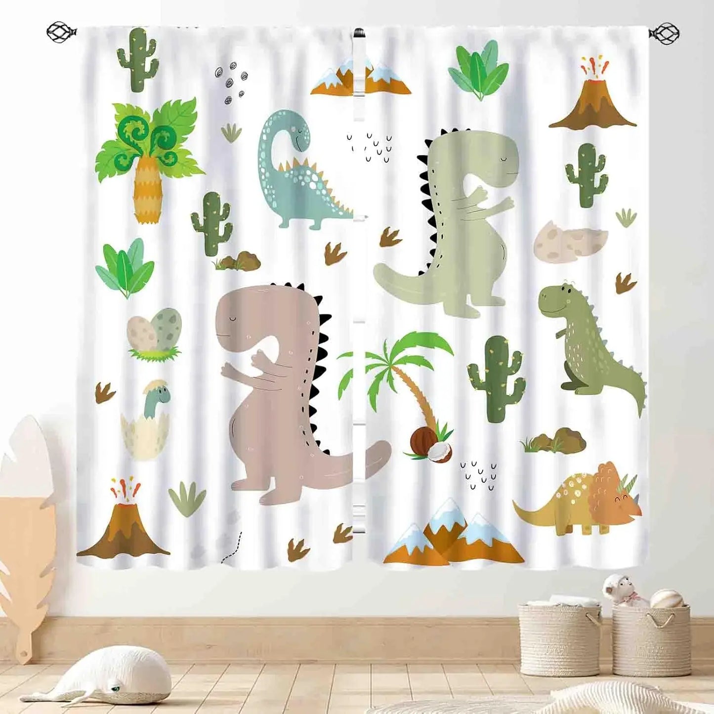 ABC Alphabet Classroom Curtains,Kids Cartoon Animal Educational Learning Cute Colorful Back to School Decorations Window Drapery
