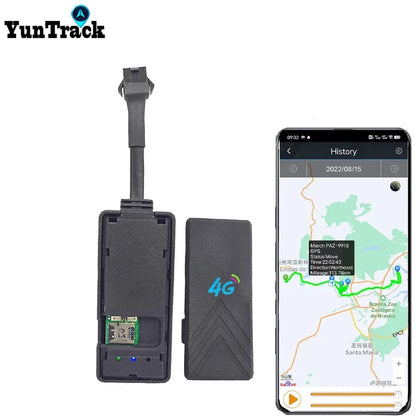 4G GPS Tracker Relay Car Motorcycle Bike Engine Cut Oil SOS Voice Tracking ACC Tow Call SMS Alarm Location Monitor System APP