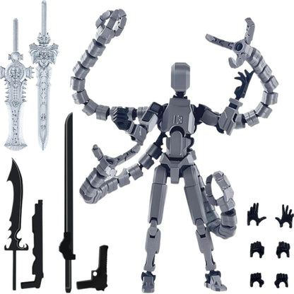 Hot 13 Action Figure Dummy Death Swordsman Titan 13 Action Figures T13 Multi-Jointed Movable Lucky 13 Action Figure Nova Gift