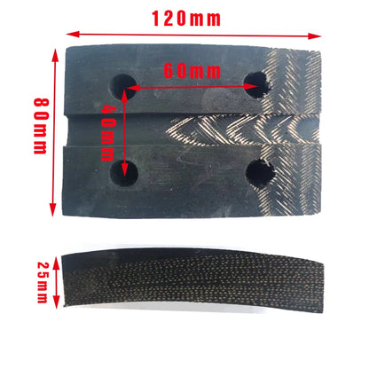 4Pcs/lot Universal Square Ox Tendon Rubber Arm Pads lift pad Rubber Arm Pad fit For Auto Lift Car Auto Truck Hoist