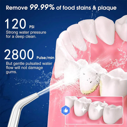 Water Dental Waterpick Irrigator Ipx7 Waterproof Irrigation Mouthwash Machine Oral Floss Flosser Irigator For Teeth Cleaner