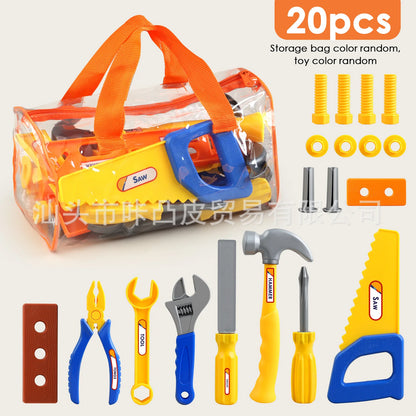 Plastic Simulation Maintenance Tool Construction Toy Set For 3Years+ Old Children Montessori Education Game Boys Girls Gifts