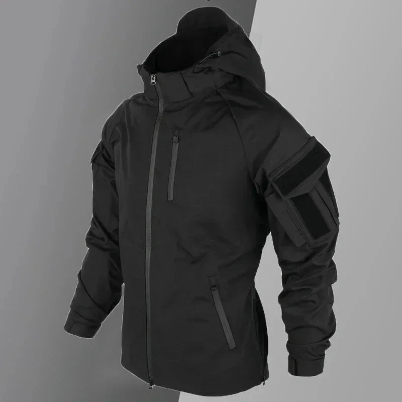 Military Tactical Waterproof Sets Men Special Forces Combat Training Suit Outdoor Multi-pocket Uniform Airsoft Army Tracksuit