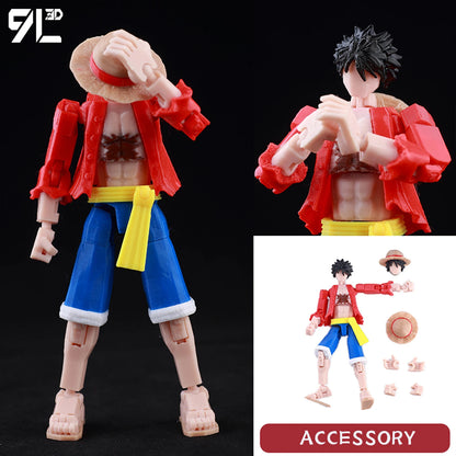 9L3D Printed Lucky Dummy 13 Spider-Man 3D Printed Action Figure, Multi-Jointed Poseable Anime Model, Collectible Gift for Fans