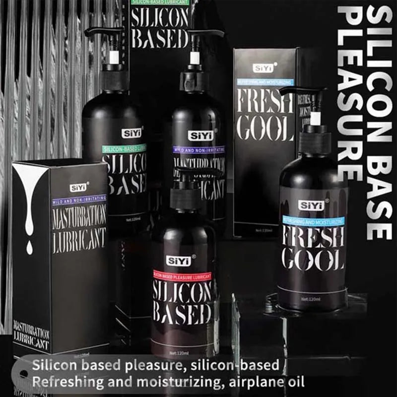 Silicone Based Lubricant 120ml/300ml Toy Friendly Long-Lasting Comfortable Feel for Sex Toy Bathroom & Underwater Use