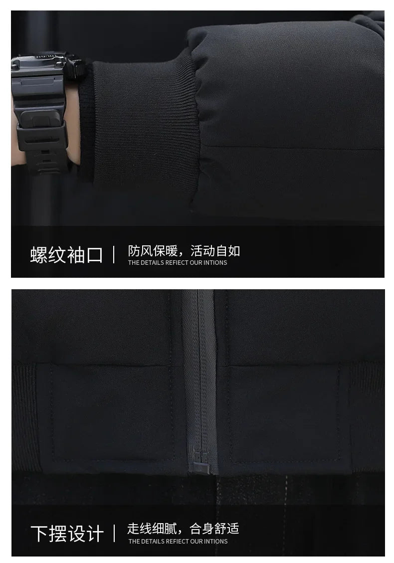 Men's Thick Cotton Parkas Jacket Warm JacketsJackets Jackets Winter New 2024