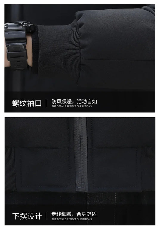 Men's Thick Cotton Parkas Jacket Warm JacketsJackets Jackets Winter New 2024