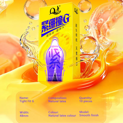 48mm Small Fits Condom for Male Long-lasting Ultra-thin Penis Sleeves Delayed Ejaculation Sex Toys  Adults Sexual Product