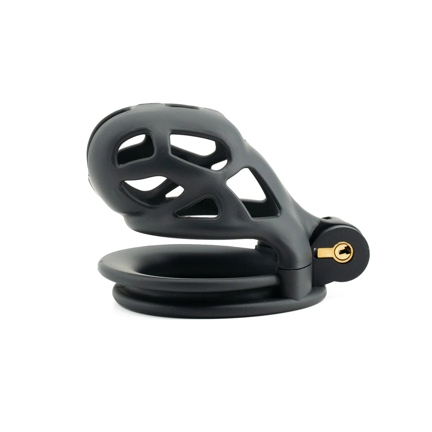 Black Small Short Male Plastic Chastity Lock Slave Cuckold Cock Bondage Cage Adult Sex Toys